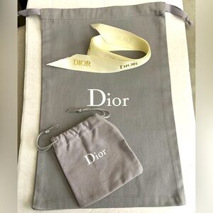 DIOR Dust Bags & Logo Ribbon